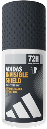 adidas Sport Fresh Anti-Transpirant Deodorant Roll-On für ihn, 72 Stunden Schweiß-Schutz, maskulin-holziger Duft, vegane Formel ohne Alkohol, 50ml