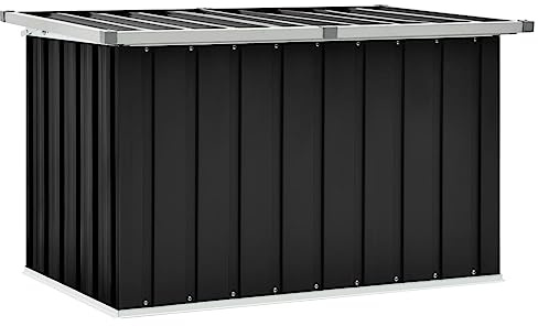 Massbinet Gartenbox Anthrazit 109x67x65 cm