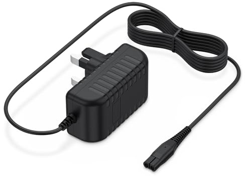 5.5V Charger Fit for Karcher Window Vac Cleaner WV1, WV2, WV5, WV55, WV60, WV70, WV75, WV1 Plus, WV2 plu s, WV60 Plus, WV75 pl us, WV5 Premium, WV Classic Window Vacuum Cleaner Power Cord (Black)