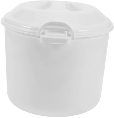 WEKADRIN Pentola Microonde Cuociriso con Vassoio Vapore Contenitore Leggero per Riscaldare e Cuocere Riso Soffice Versatile e Facile da Usare per Cucina Pratica