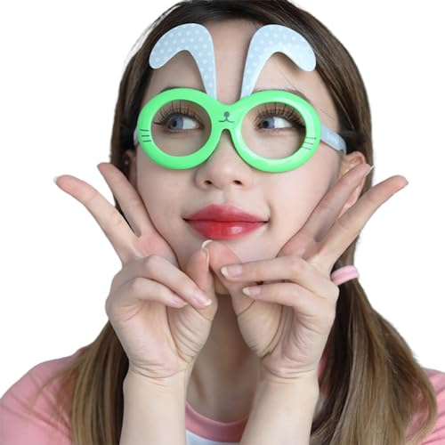 MHADBKH Kostüm Brille Brillen Rahmen Party Foto Requisiten Pretend Brillen Spaß Party Brillen Cosplay Party Gläser für Erwachsene