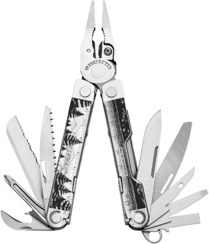 Leatherman Rebar Multi-Tool, Abenteuer Kollektion, See | 17 Werkzeuge für Heimwerker und Camping