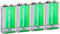 tka Köbele Akkutechnik Akku 9 Volt: 4er-Set Ready-2-Use NiMH-Akkus 9-V-Block 250 mAh, vorgeladen (wiederaufladbare 9V Batterien, 9 Volt Akkus, Ladegerät)