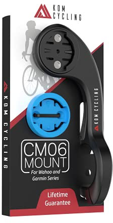 KOM Cycling CM06 Quick Release GoPro Bike Mount for Wahoo and Garmin Computers (Edge 1030, Elemnt Roam)