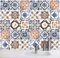 RE-COVERTILES - Adesivi per Piastrelle Bagno e Cucina 10 Pz 20x20 cm - PS00001 Decorazione murale in PVC Impermeabile mattonelle Mosaico Stile cementine Azulejos