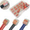 Morsettiere elettriche, CTRICALVER Capicorda a Morsetto a Leva Connettore cavo elettrico Kit di morsettiere, Blocchi connettori elettrici 15 Pezzi 3 Porte.