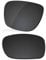 LenzReborn Lente polarizada de repuesto para gafas de sol Oakley Holbrook OO9102 - Más opciones, Negro Oscuro - Polarizado, Taille unique