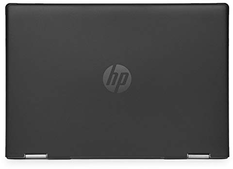 mCover Hard Case Only for 14 Inch HP Pavilion x360 Convertible 14-DHxxxxx series (Dimensions 32.4 x 22.29 x 2.05 cm) (14 Inch Pavilion 14-DHxxxx Series, Black)