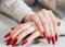 AiN Katy - glühwein rot- nägel zum aufkleben 24 Stück - press on nails schwarze kurz selbstklebend lang kiss nägel schwarz rot künstliche fingernägel zum aufkleben weihnachten
