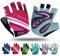 Fahrradhandschuhe Kinder Fingerlos für Jungen Mädchen Alter 4-12 , MTB Handschuhe Paar Mädchen Jungen Outdoor Sport Rennrad Fahrrad Bike Halbfinger Handschuhe Frühling Sommer (Rosa, M)