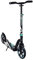 muuwmi Aluminium Scooter Pro – Tretroller, 230/205 mm, ABEC 7, GS-geprüft, höhenverstellbar, XL-Deck, BMX-Lenker, schwarz-türkis