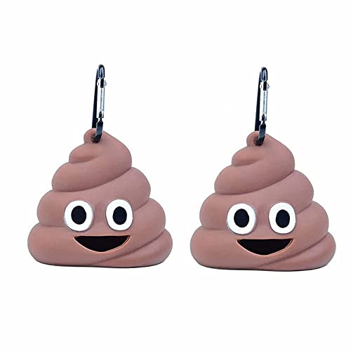 2Pcs Waste Bags Holders - Dog Poop Shaped Bag Dispensers for Walking