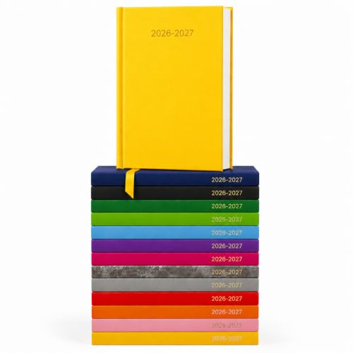 Top Sale Schülerkalender 2025-26, A4, Seite pro Tag, akademischer Terminplaner, Gelb