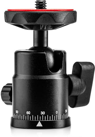 MOJOGEAR P05 Schwenkbarer Stativkopf mit Kugelkopf