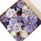 Fouriding Künstliche Blumen, Kunstblumen Gefälschte Rosen Combo DIY für Blumenarrangements, Blumensträuße, Hochzeitsdekoration,Zuhause Dekoration (Taro-Purpur)