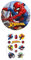 Dekozauber24 2er Set Spiderman Essbarer Tortenaufleger + Mini-Törtchenaufleger, Tortendeko Kindergeburtstag (Spiderman Nr. 1)