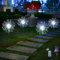 Redefun Solar Gartenleuchten 4 x 120 LED Solarleuchte Feuerwerk, 8 Modi Garten Pusteblume Solarlampen Wasserdicht Gartendeko Solarlicht mit Fernbedienung für Außen Balkon Deko(Kaltweiß)