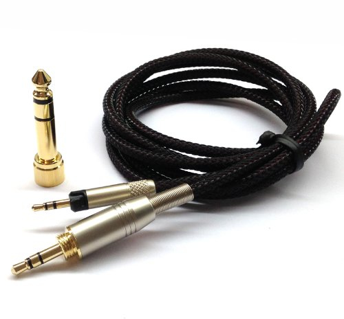 Ersatz-Audio-Upgrade-Kabel, kompatibel mit Audio Technica ATH-M40x, ATH-M70x, ATH-M60X, ATH-M50x (nur passend für Kopfhörer mit 2,5 mm) 2,5 m