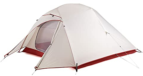 Ultraleichtes DREI-Personen-Zelt, verdickt, regenfest, für Outdoor-Camping, Front-Opening-Zelte, die mit wechselndem Wetter zurechtkommen, komfortable Raumbelüftung und Belüftung