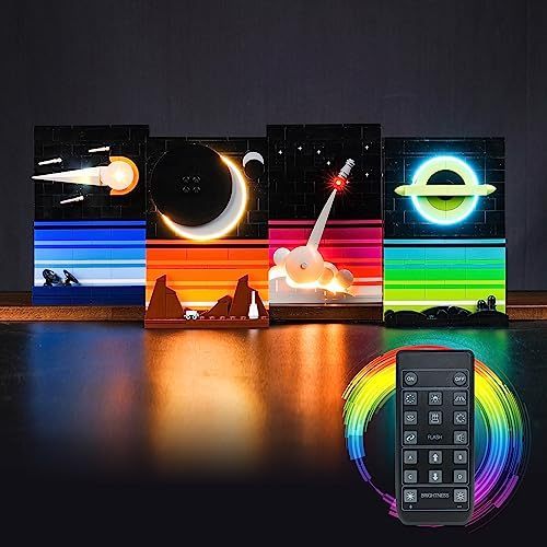 Fernbedienung Licht-Kit Kompatibel mit Lego 21340 Ideas Tales of The Space Age (Kein Modell), Led Beleuchtungs Set Compatible with Lego Tales of The Space Age, Kreatives Geschenk