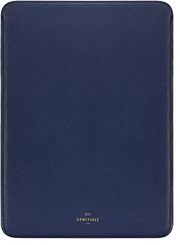 Comfyable Laptop Sleeve 15 Inch Precisely Compatible with MacBook Air 15-inch M4 2025 A3241 M3 2024 A3114 & M2 2023 A2941, Faux Leather Cover Case, Midnight Blue