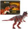 Mattel Jurassic World Il Regno Distrutto - Carnotaurus Hammond Collection, dinosauro snodabile dal design premium e lungo 43+ cm, ettagli realistici, giocattolo per bambini, 8+ anni, HTK44