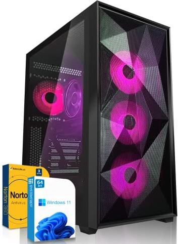 SYSTEMTREFF High-End Gaming PC AMD Ryzen 9 5950X 16x4.9GHz | Nvidia RTX 5060 TI 16GB DX12 | 1TB M.2 NVMe | 32GB DDR4 RAM | Windows 11 | Desktop Computer Rechner für Gamer, Zocker & Streamer