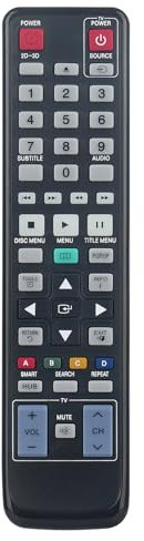 AK59-00124A Télécommande de rechange pour lecteur DVD Blu-ray Samsung BD-D7500/EN BD-D7500 BD-D7500B BD-D7500E BD-ES7000 BD-ES7000/ZF BD-D7000 BD-D7000/XU BD-D7555A 00/XA