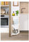 vienberg Eckregal Fixwood Series | 3 Ablagen - 79cm hoch | Küchenregal stehend, Ablageregal, Badezimmer-Regal, Aufbewahrungsregal, eckschrank küche Bad Regal (Weiss)