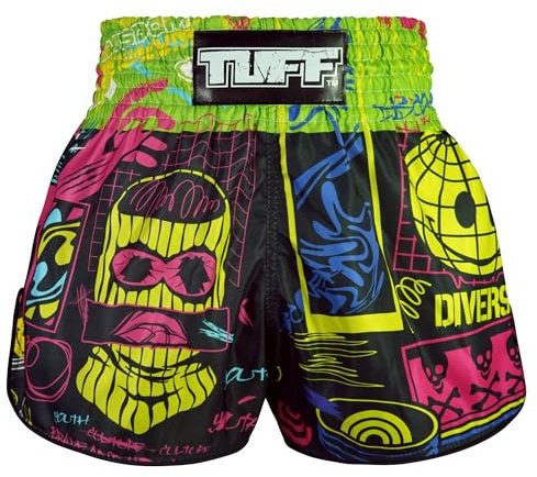 Tuff Sport Muay Thai Boxshorts Retro Styles Classic Slim Cut MMA Kickboxen Workout Set