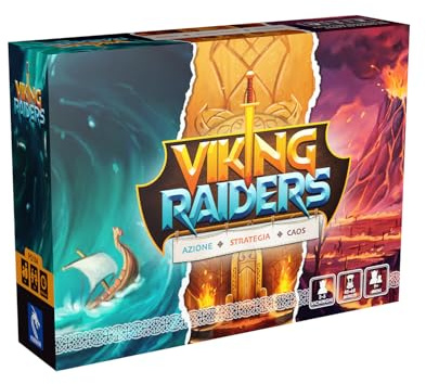 Pendragon Vikign Riders Italienische Ausgabe, Kartenspiel, Alter 9+, 2-5 Spieler