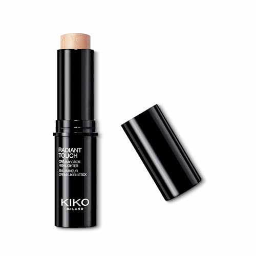 KIKO Milano Radiant Touch Creamy Stick Highlighter 100, Aufheller-Stick: Cremige Textur Mit Strahlendem Finish