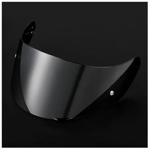 Windschutz UV Schutz Ersatz Visier Für AGV K5 K5S K5-S K3SV K1 K1S Motorrad Helm Visier Objektiv Schild Brille Volle Gesicht Pin Accesorios para Moto Casque(Black)