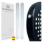 MAMBIKO Protector Pala Padel Transparente Efecto Carbono - Pack de 2 - Protector Pala de Padel - Accesorios Padel de alta Protección - Fácil de Poner y Sustituir - Dimensiones 35x370mm