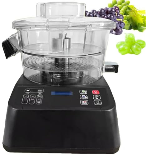 Vegetable Peeler Electric Grape Peeling Machine, 1800RPMCommercial Cherry Tomatoes Peeler Skinning Machine, 500g/min Automatic Intelligent Grape Peeler for Cannery, Milk Tea Shop, Variety of