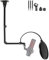 Supporto per microfono da soffitto compatibile con microfoni Shure MV7, Blue Yeti, Razer, HyperX, Rode, Razer, Razer, per giochi, streaming, podcast, Twitch, YouTube, Discord