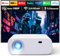 2025 Neues Hochleistungsbeamer, unterstützt Switch und PS5 ohne Verzögerung, Beamer mit WiFi und Bluetooth, 20000 Lumen 4K-Unterstützung, Full HD 1080P Auflösung, （Hochhelligkeitsversion）