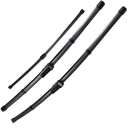 28+22+16 Wischer Vorne Hinten Windschutzscheibe Scheibenwischerblätter Set Für Opel Für Meriva B 2010 2011 2012 2013 2014 2015 2016 2017