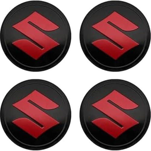 jyszq Cache Moyeu pour Suzuki Wagon R 54MM, Voiture Enjoliveurs Centre De Roue Étanche Poussière Roue Jante Capuchons Accessoires,A