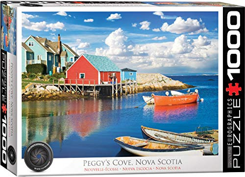 Eurographics 1000 Teile - Fischerhütten in Peggy's Cove, 48x68cm