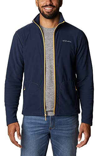 Columbia Fast Trek Light Full Zip Fleece, Maglia in pile con cerniera integrale Uomo, Collegiate Navy, M
