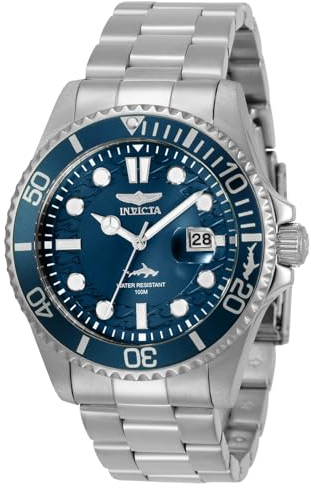 INVICTA Pro Diver Edelstahl Herren Quarzuhrwerk - 43mm