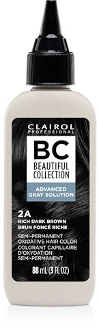 Clairol Professional Beautiful Collection Advanced Gray Solutions, 2A Rich Dark Brown, 3 oz. - Packaging May Vary