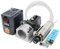 RATTMMOTOR Moteur de broche 2,2 kW refroidi à l'eau 220 V CNC + 14 pinces de serrage ER20 + convertisseur de fréquence 2,2 kW + support de broche 80 mm + pompe à eau 80 W avec tube de 4,5 m