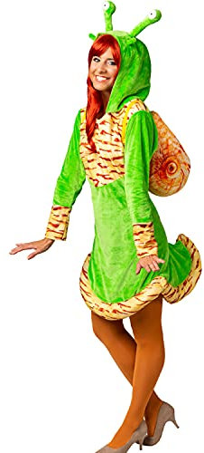 Orlob Damen Kostüm Kleid Schnecke Karneval Fasching Gr. 38/40