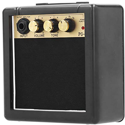 Amplificatore per Chitarra, Mini Accessori per Strumenti Musicali Portatili PG-3 3W con Funzione di Controllo del Volume e del Tono per gli Studenti di Chitarra