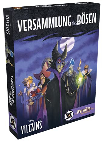Asmodee | Zygomatic | Disney Villains – Versammlung des Bösen | Partyspiel | Kartenspiel | 6-12 Spieler | Ab 10+ Jahren | 30+ Minuten | Deutsch