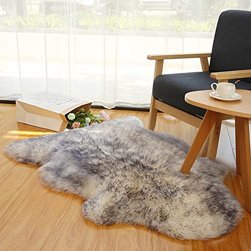 Altlue Lammfell Teppich Echtes Lammfell Fellteppich Stuhlauflage Fell Teppiche Dekofell Echtfell Sitzfell Stuhl Felle Für Stühle Sofa (70X100cm)