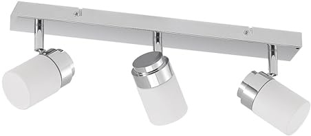 Lindby Strahler Alimari (Modern) in Chrom aus Metall (3 flammig, G9) - Deckenlampe Deckenleuchte Lampe Spot Wohnzimmerleuchte