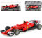 IXO Defekte Vitrine Ferrari SF70H Sebastian Vettel Nr 5 Formel 1 2017 mit Sockel und Vitrine 1/43 Modell Auto